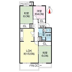 間取図画像 3LDK