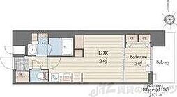 S-RESIDENCE天満橋ar 1LDKの間取図画像