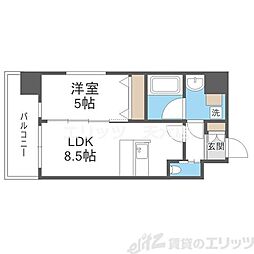PREGIOESAKA2 1LDKの間取図画像