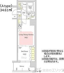 Urbanex江坂広芝 1LDKの間取図画像
