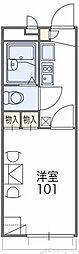 レオパレスハイランド1 1Kの間取図画像
