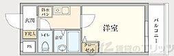 エスリード新大阪 1Kの間取図画像