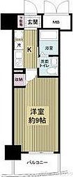 アプリーレ南森町 1Kの間取図画像