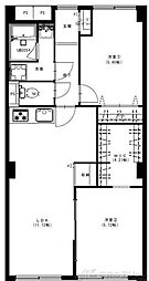 ベルコート 2LDKの間取図画像