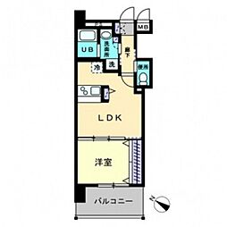 GranCredo 1LDKの間取図画像