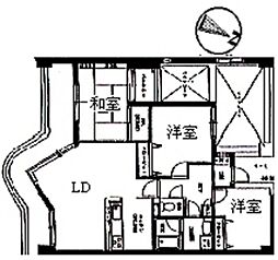 グランドメゾン戸坂中町 3LDKの間取図画像