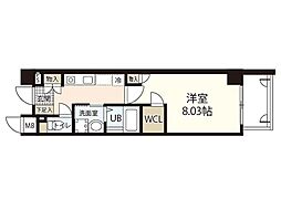RueVentVert 1Kの間取図画像
