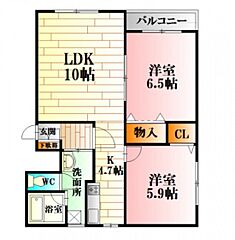 物件の間取り