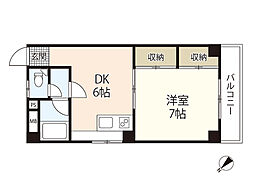 コーポせいぶ 1DKの間取図画像