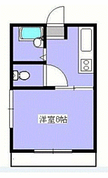 ハイム松尾 1Kの間取図画像