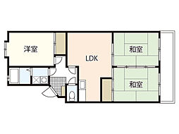 メゾン庚午 3LDKの間取図画像