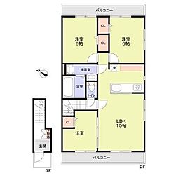 間取図画像 3LDK