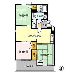 間取図画像 3LDK