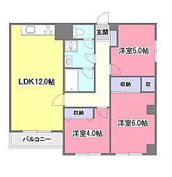 JUN青葉町コート 3LDKの間取図画像