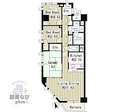 村野ビルオークステイ清瀬 3LDKの間取図画像