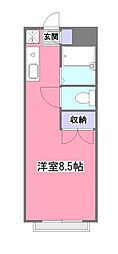 エステートピア清瀬 ワンルームの間取図画像