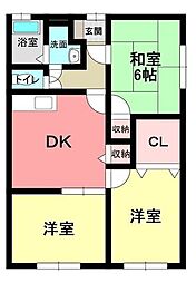 FIORE 3DKの間取図画像