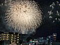 バルコニーから...