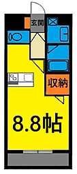 間取図画像 1K