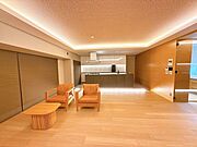 キッチンに立っていてもリビングのご家族の様子を見守れるLDK◎