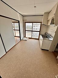 松高マンション B-41 4階3DKのリビング/ダイニング