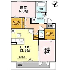 八事ガーデンアネックス 3LDKの間取図画像