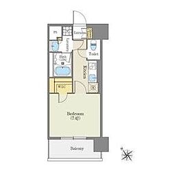 エディアン千種 1Kの間取図画像