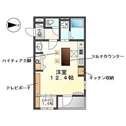 トウリ ルームズ徳川東 2階/-