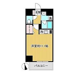 ショーケンレジデンス名古屋今池 ワンルームの間取図画像