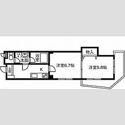 FJ日進通 2Kの間取図画像