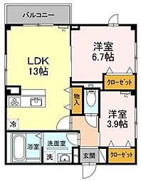 ヴェルム東別院 2階