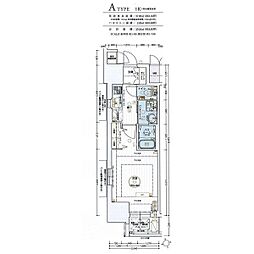 エステムコート名古屋今池アーバンゲート 1Kの間取図画像