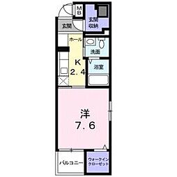 グランレジーナ 1Kの間取図画像