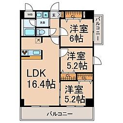 カーサビアンカ黒川 8階/-