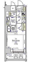 SHOKENResidence名古屋泉 1Kの間取図画像