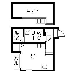 エスポワール車道 1Kの間取図画像