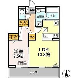サニーヒルズ 梅が丘 2階/-