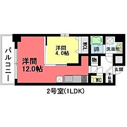 LAULEAHEIAN 1LDKの間取図画像