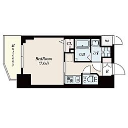 S-RESIDENCE平安通 1Kの間取図画像
