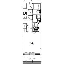 名古屋市東区泉2丁目マンション 1Kの間取図画像