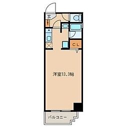 サンステート上飯田 ワンルームの間取図画像
