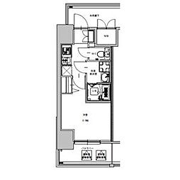 S-RESIDENCE金山flap(フラップ) 1Kの間取図画像