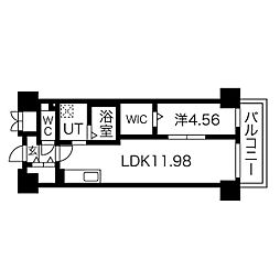 Primal千種stelo 1LDKの間取図画像