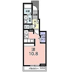 ポルテボナール ワンルームの間取図画像
