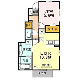 カメリアB棟 1階/-
