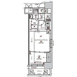 CRESTTAPPOZONE2 1LDKの間取図画像