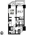 CASSIA車道9階8.4万円