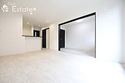 名古屋市営名城線 茶屋ヶ坂駅 徒歩7分の賃貸アパート 3階1LDKのリビング/ダイニング