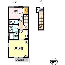 間取図画像 1LDK