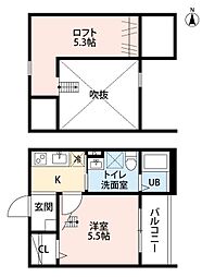 Ciel Bleu 志賀本通 2階/-
